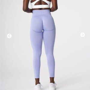 NVGTN Periwinkle Contour Seamless Leggings Small